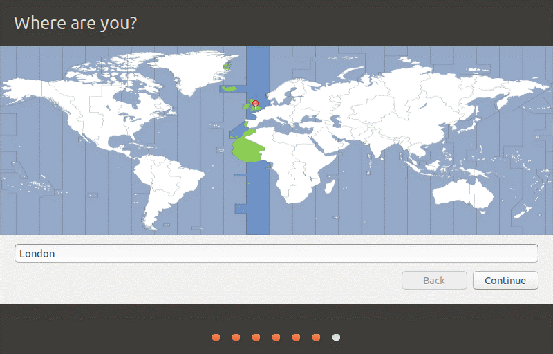 How to install Ubuntu on VirtualBox – selecting the time zone