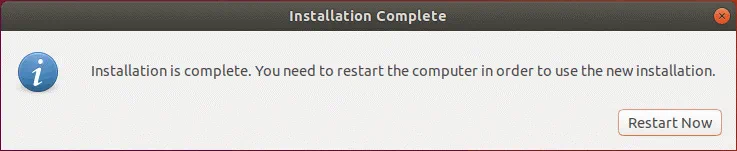 Cómo instalar Ubuntu en VirtualBox - la máquina virtual debe reiniciarse después de la instalación de Ubuntu