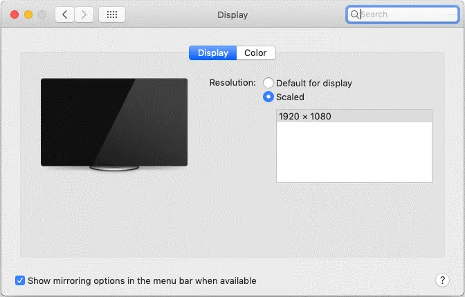 Cómo hacer VirtualBox pantalla completa para los huéspedes macOS - resolución de la pantalla se cambia con VBoxManage cuando la máquina virtual se apaga