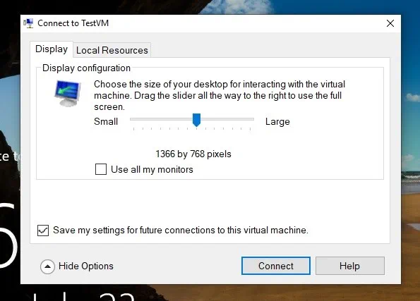Save my settings (Hyper-V USB Passthrough)