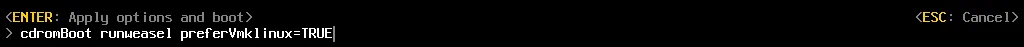 Using the preverVmklinux parameter to run ESXi from a USB flash drive.