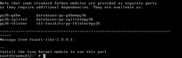 How to install VMware Tools on FreeBSD – a suggestion for installing the fuse kernel module