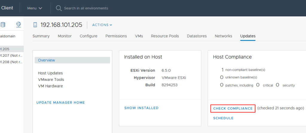 How to Update VMware ESXi 6.5 to 6.7 by Installing Patches