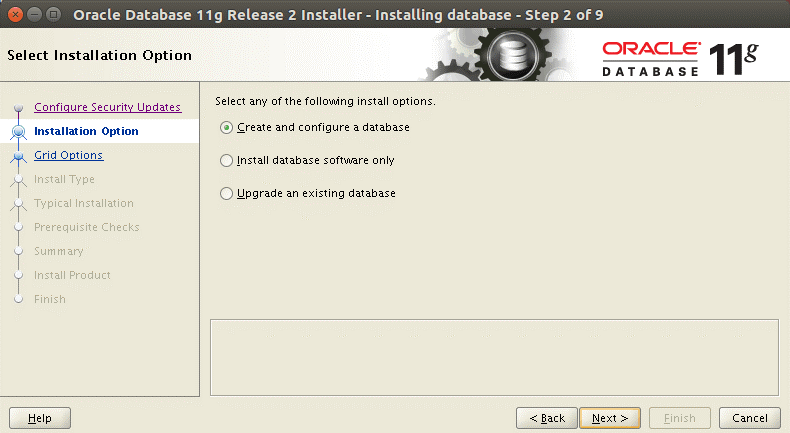 How to install Oracle on Ubuntu – create and configure a database