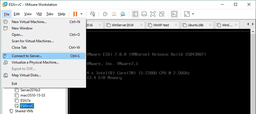 A-vSphere-7-home-lab–connecting-to-a-virtual-ESXi-7-host