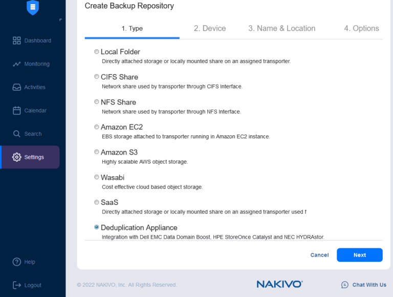 Set Up Dell EMC Data Domain Deduplication for Backups