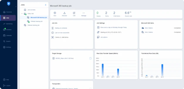 Microsoft Office 365 Backup from NAKIVO Screenshot 4
