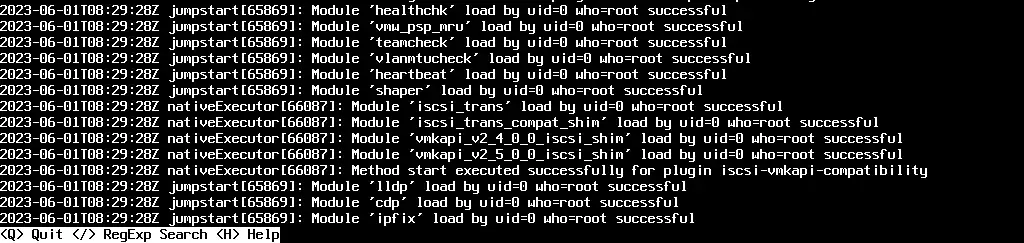 How to check logs in the ESXi direct console user interface