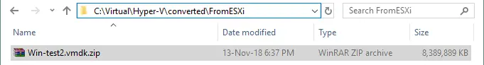 Copying VMDK files from the datastore