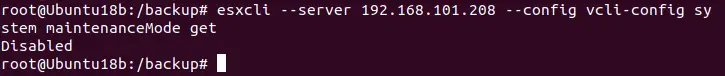 Running commands in vSphere CLI by using a configuration file