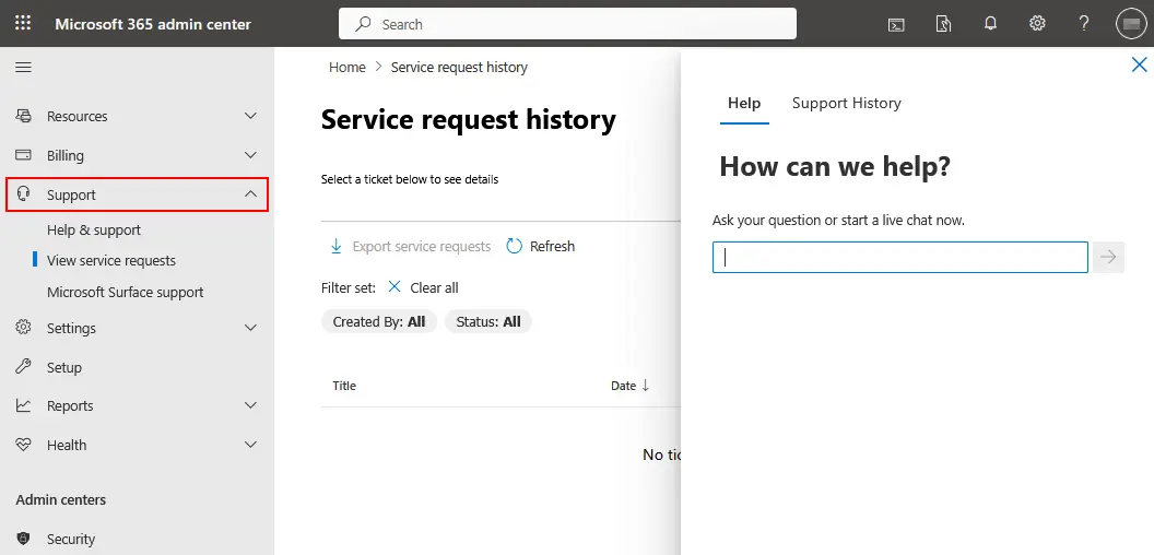 Microsoft Office 365 admin support