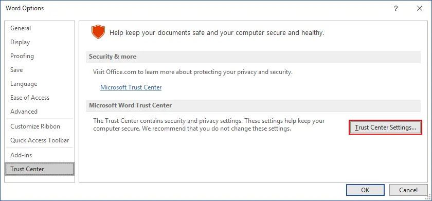How to fix slow Microsoft Word