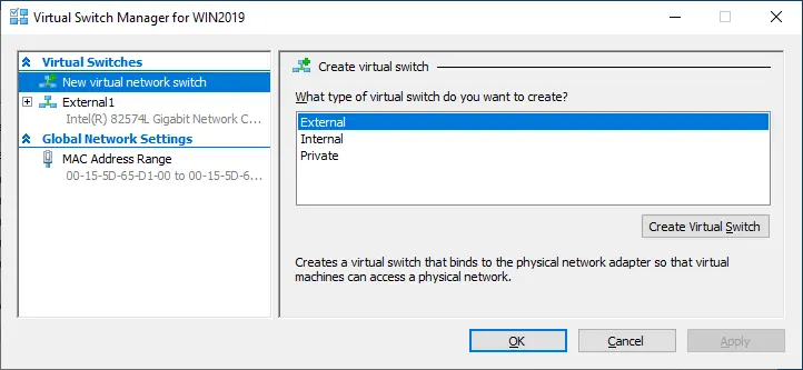 Virtual Switch Manager