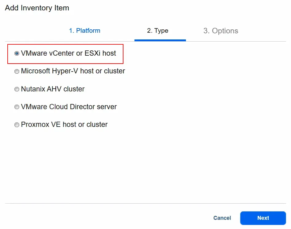 Adding VMware vCenter
