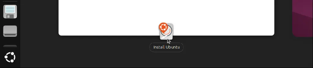 Starting to install Ubuntu on Hyper-V using the Ubuntu installer
