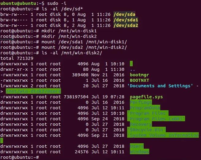 Accessing files stored inside the VMDK file