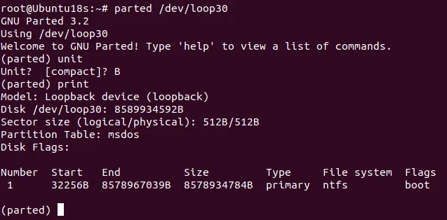 Checking VMDK file information