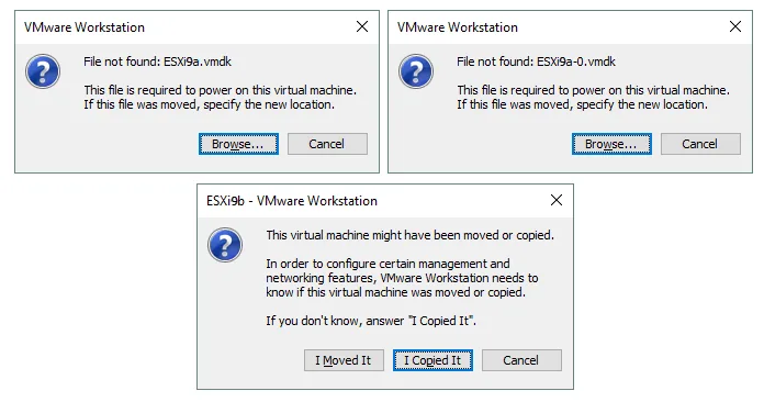 Browsing virtual disk files